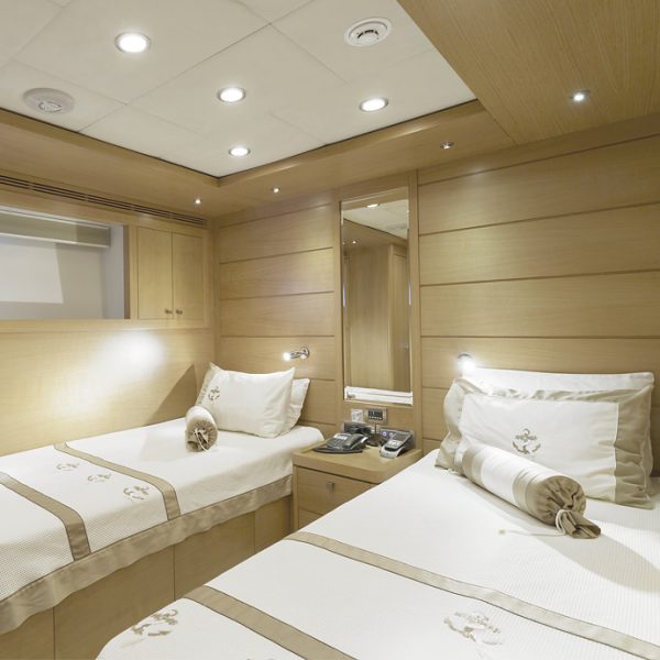 Charter yacht croatia-bedroom